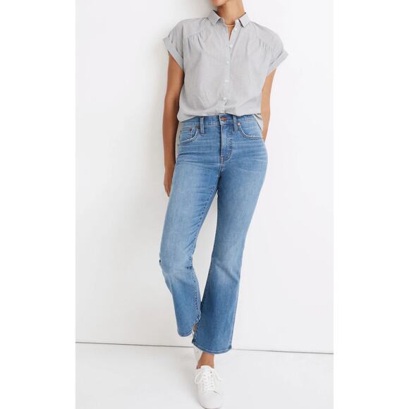 Madewell Denim - Madewell Cali Demi-Boot Jeans in Timpson Wash Size 27 Petite Y2K Mid Rise